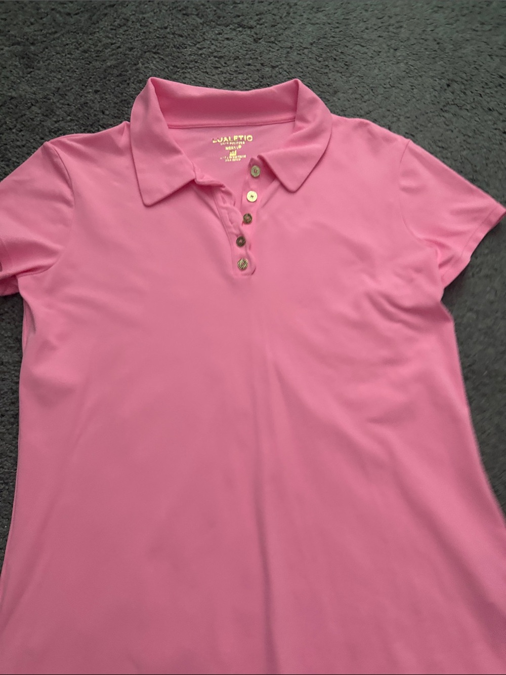 Lilly Pulitzer Luxletic Polo Shirt Pink